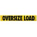 Escort Aluminum Hinged Oversize Load Sign (12" X 60") - For Pilot Car